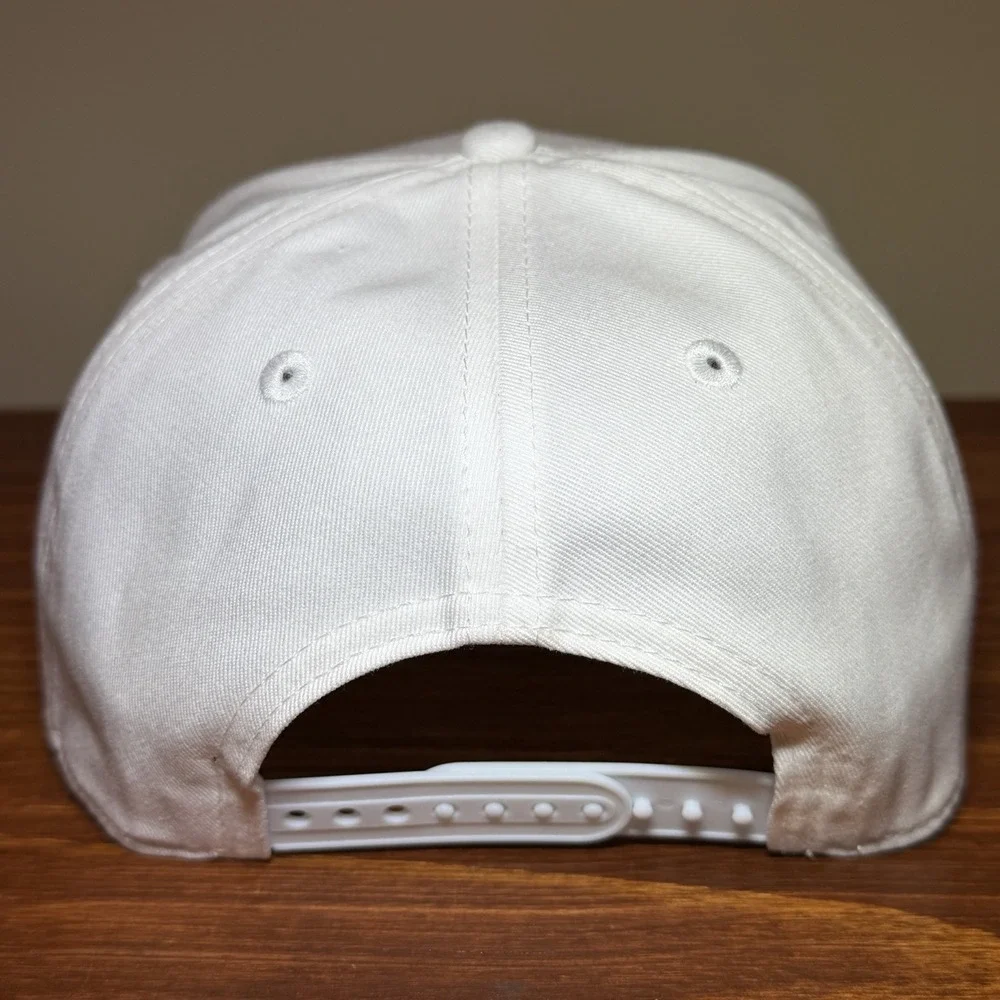 New Era Duke Blue Devils White 9Seventy Trucker Stretch Snap Adjustable Hat NEW
